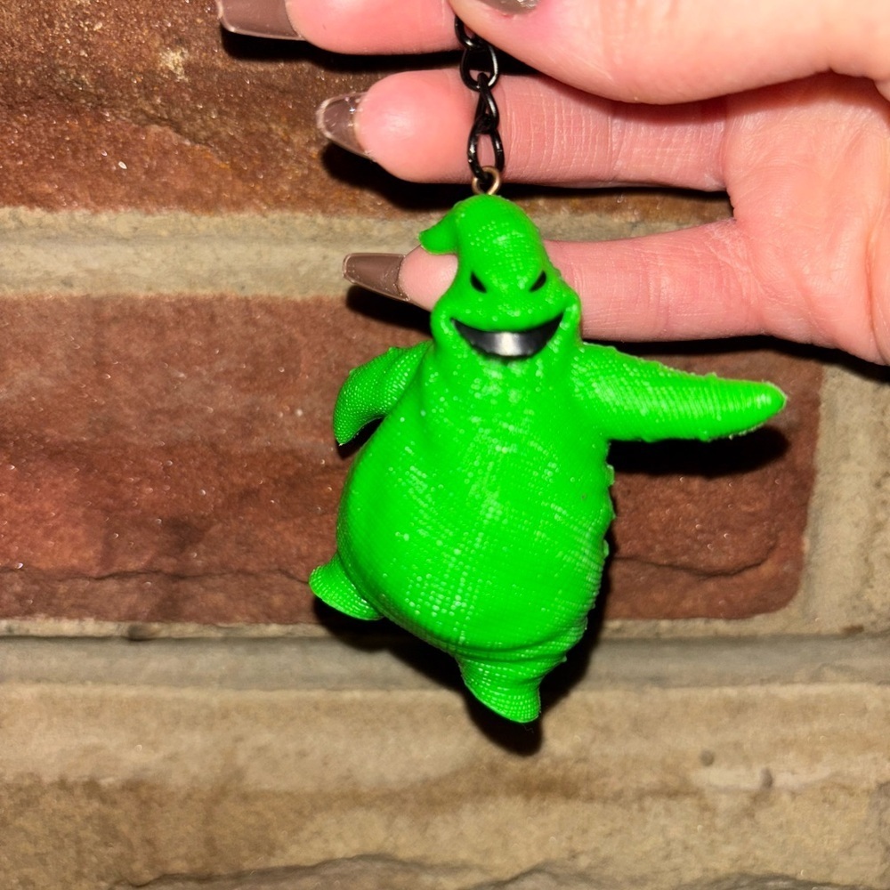 Green Character Keychain - Picture 2 of 6